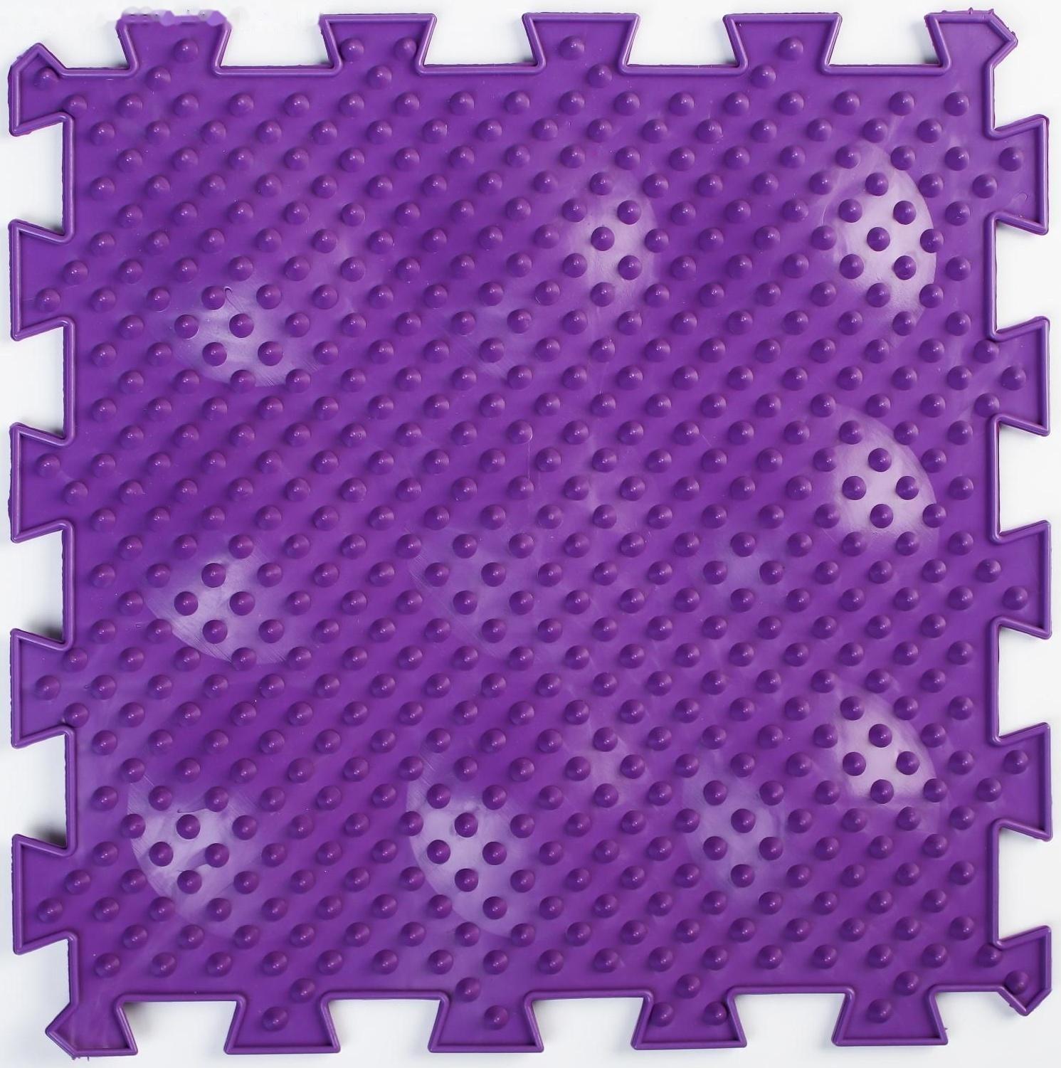 Модульный массажный коврик ОРТО ПАЗЛ «Жёсткие Ёжики», 1 модуль, цвет МИКС