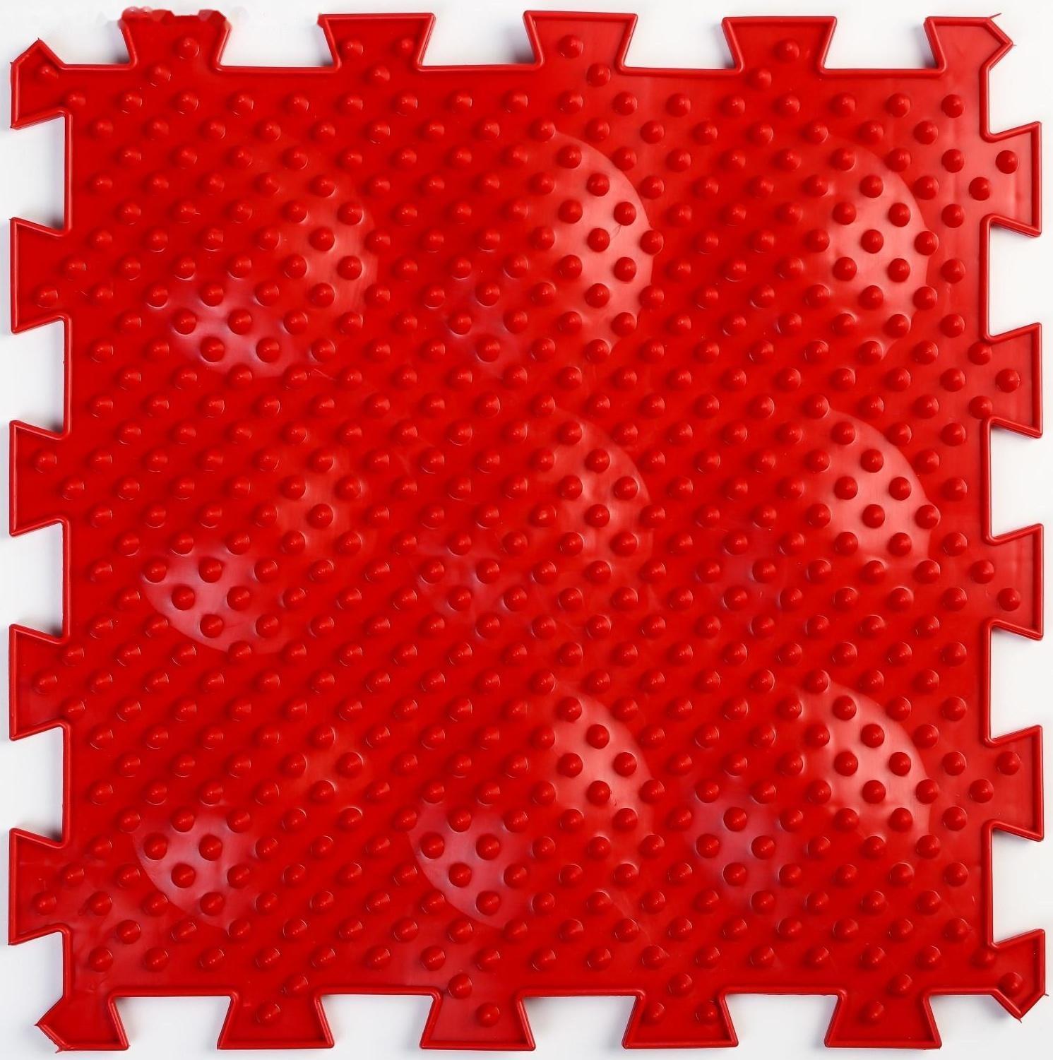 Модульный массажный коврик ОРТО ПАЗЛ «Жёсткие Ёжики», 1 модуль, цвет МИКС