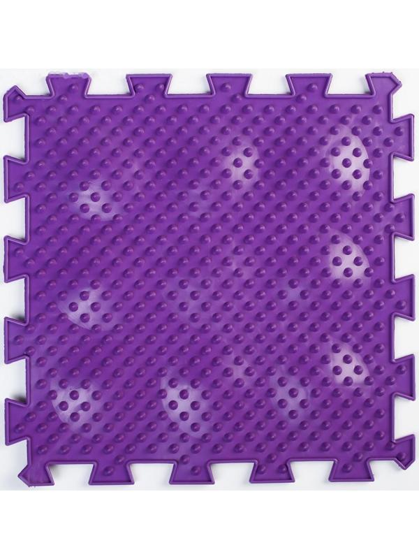 Модульный массажный коврик ОРТО ПАЗЛ «Жёсткие Ёжики», 1 модуль, цвет МИКС
