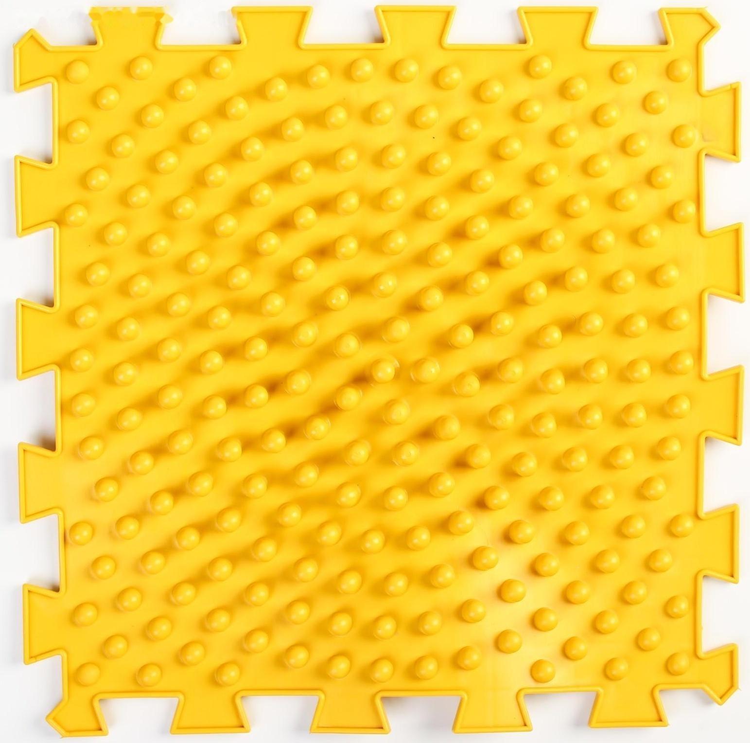 Модульный массажный коврик ОРТО ПАЗЛ «Жёсткие Шипы», 1 модуль, цвет МИКС