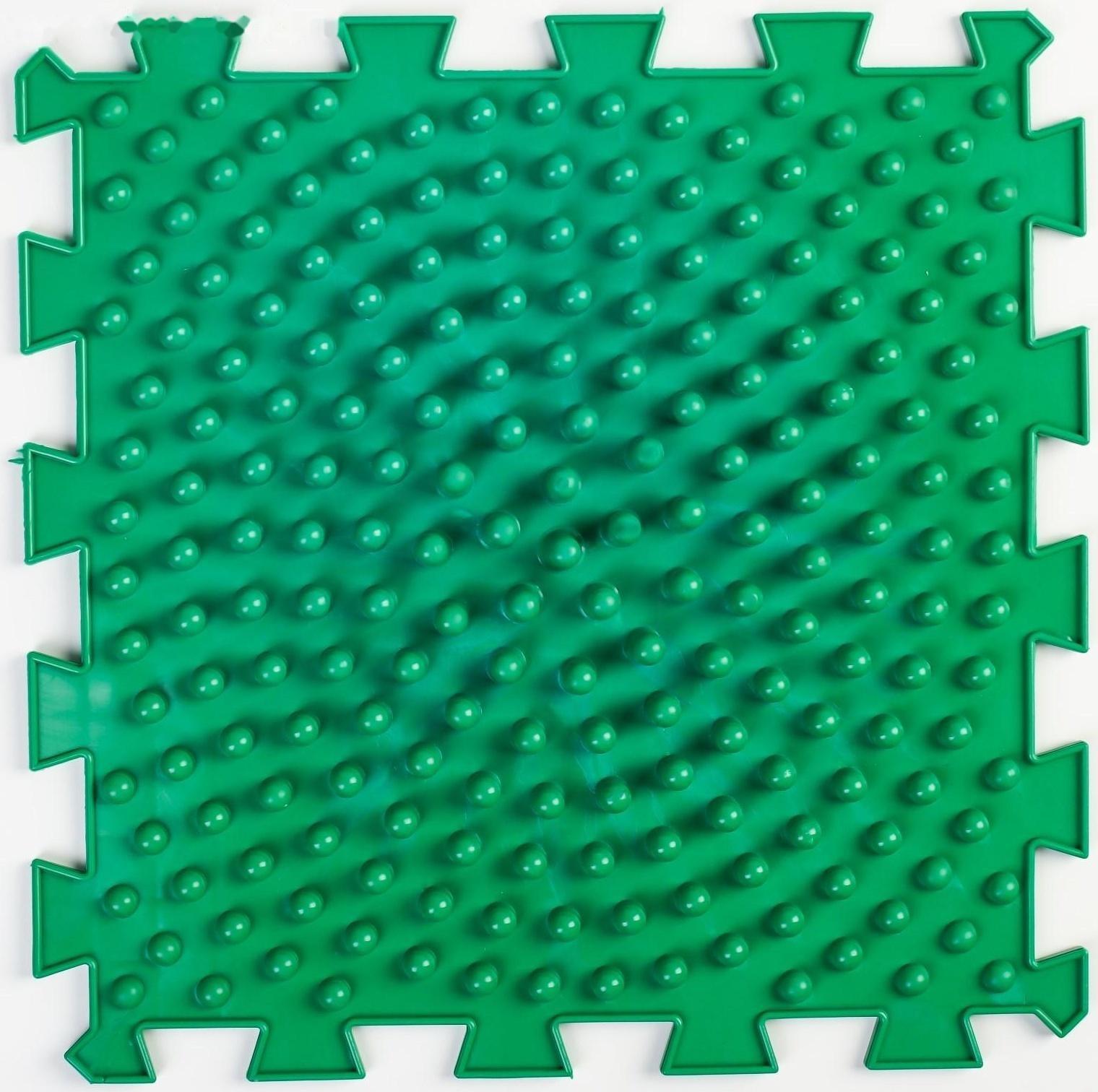 Модульный массажный коврик ОРТО ПАЗЛ «Жёсткие Шипы», 1 модуль, цвет МИКС