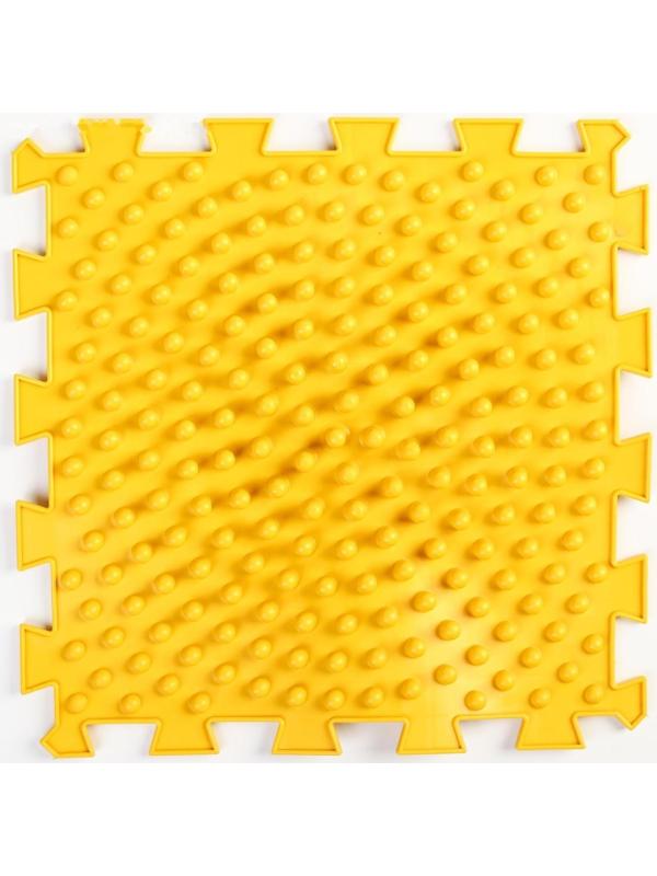 Модульный массажный коврик ОРТО ПАЗЛ «Жёсткие Шипы», 1 модуль, цвет МИКС