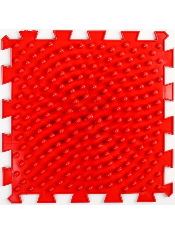 Модульный массажный коврик ОРТО ПАЗЛ «Жёсткие Шипы», 1 модуль, цвет МИКС