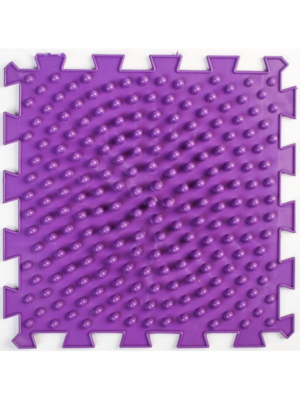 Модульный массажный коврик ОРТО ПАЗЛ «Жёсткие Шипы», 1 модуль, цвет МИКС