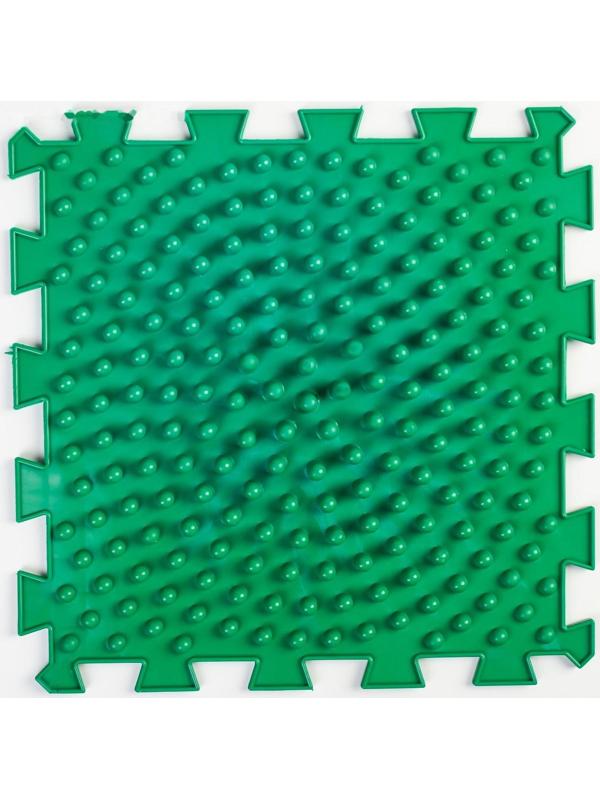 Модульный массажный коврик ОРТО ПАЗЛ «Жёсткие Шипы», 1 модуль, цвет МИКС
