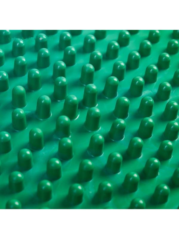 Модульный массажный коврик ОРТО ПАЗЛ «Жёсткие Шипы», 1 модуль, цвет МИКС