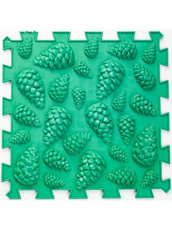 Модульный массажный коврик ОРТО ПАЗЛ «Жесткие шишки», 1 модуль, цвет МИКС