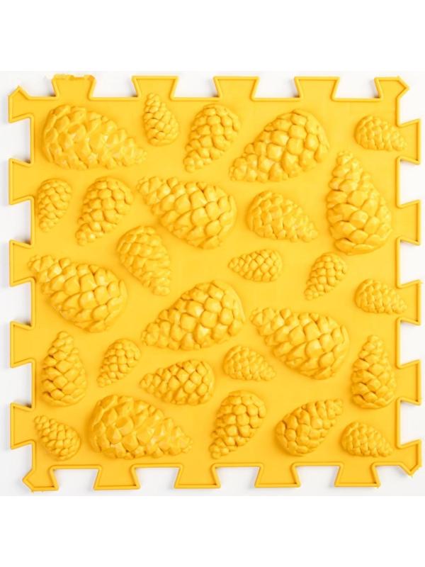 Модульный массажный коврик ОРТО ПАЗЛ «Жесткие шишки», 1 модуль, цвет МИКС