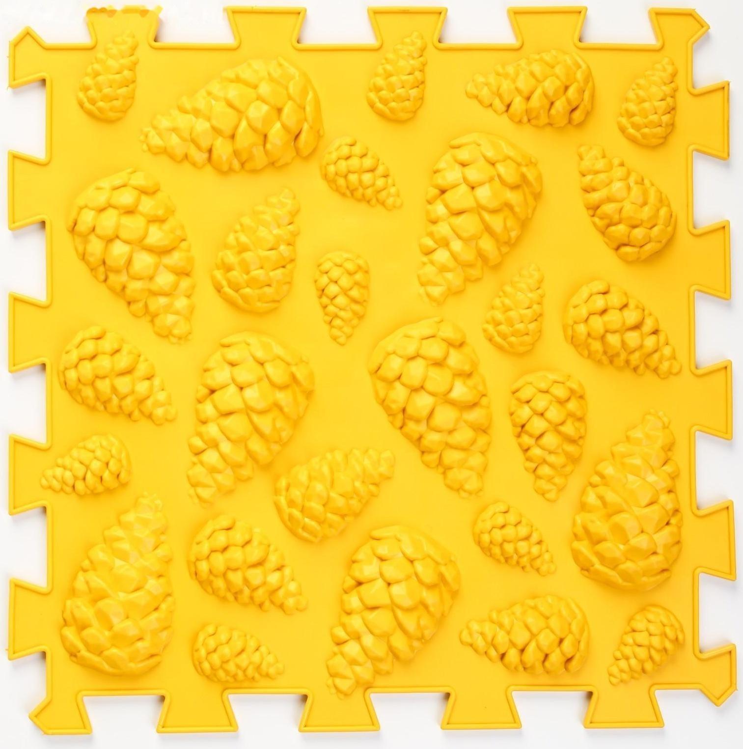 Модульный массажный коврик ОРТО ПАЗЛ «Мягкие шишки», 1 модуль, цвет МИКС