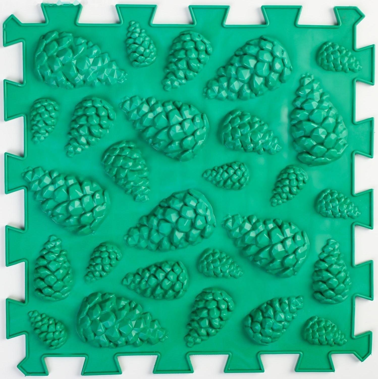 Модульный массажный коврик ОРТО ПАЗЛ «Мягкие шишки», 1 модуль, цвет МИКС