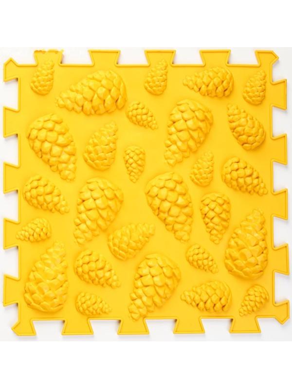 Модульный массажный коврик ОРТО ПАЗЛ «Мягкие шишки», 1 модуль, цвет МИКС