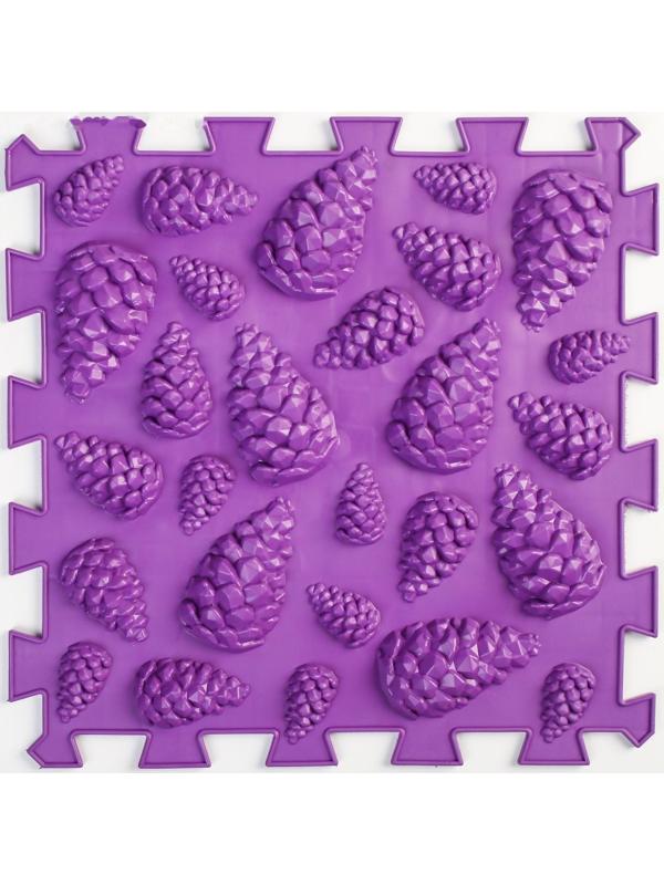 Модульный массажный коврик ОРТО ПАЗЛ «Мягкие шишки», 1 модуль, цвет МИКС