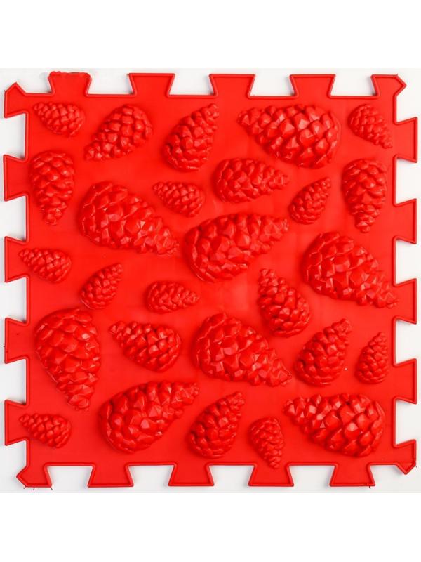 Модульный массажный коврик ОРТО ПАЗЛ «Мягкие шишки», 1 модуль, цвет МИКС