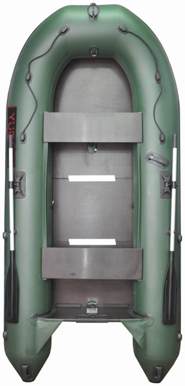 Лодка YUGANA 3200 СК Best, слань+киль, цвет олива