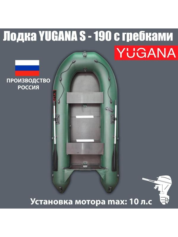 Лодка YUGANA 3200 СК Best, слань+киль, цвет олива