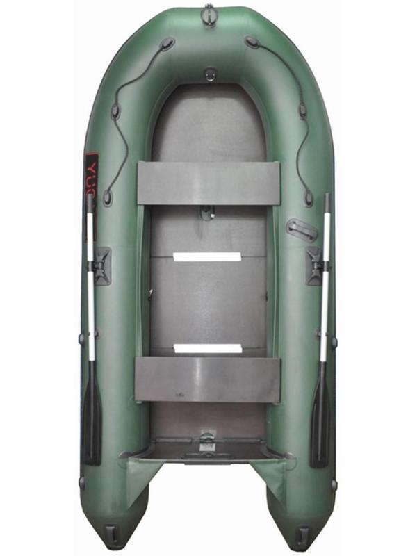 Лодка YUGANA 3200 СК Best, слань+киль, цвет олива