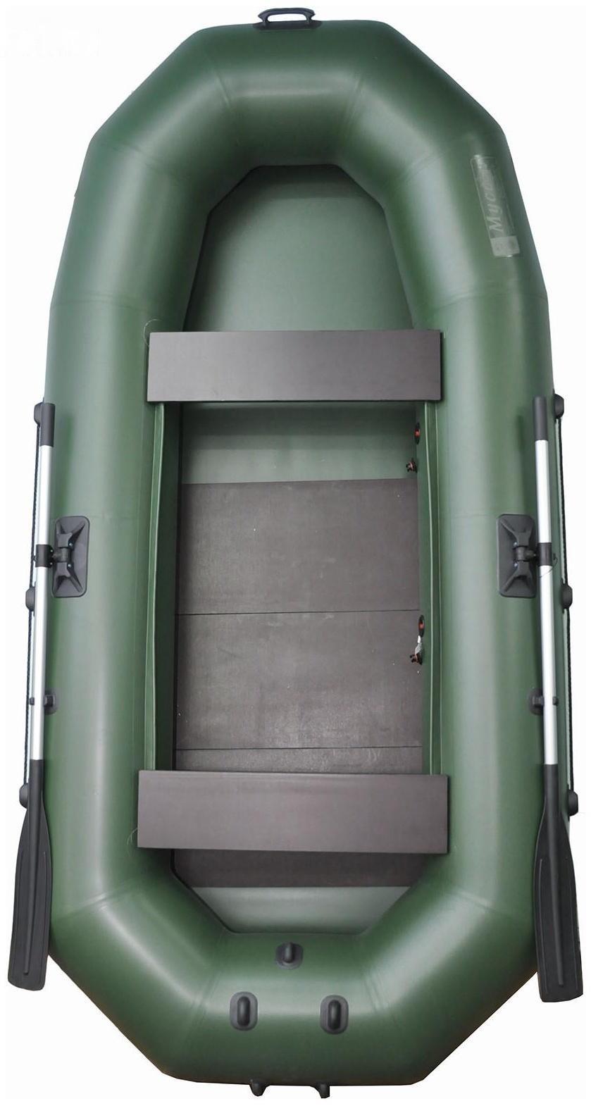 Лодка «Муссон Н-300 РС», реечная слань, цвет олива