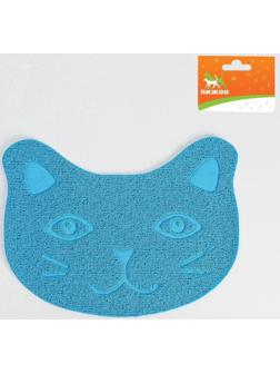 Коврик 2-в-1 под миску/туалет животных 