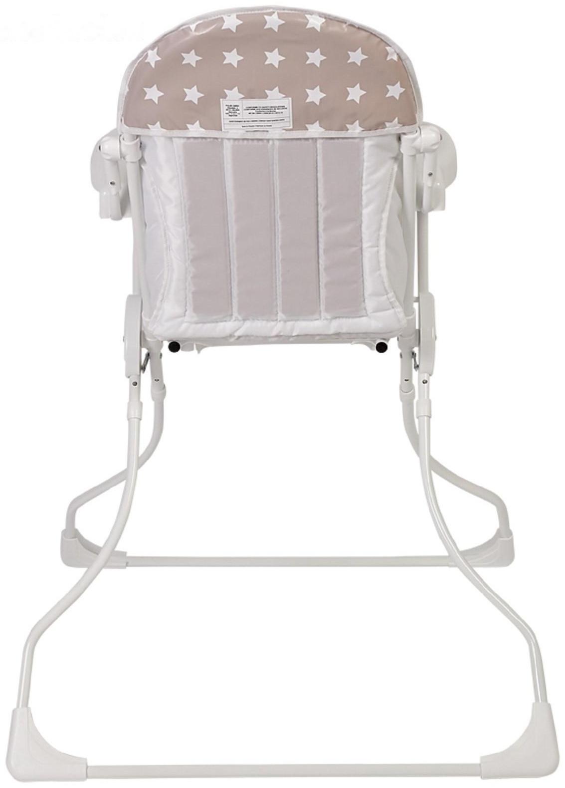 Стульчик для кормления Polini kids 152 «Звезды», цвет макиато-белый