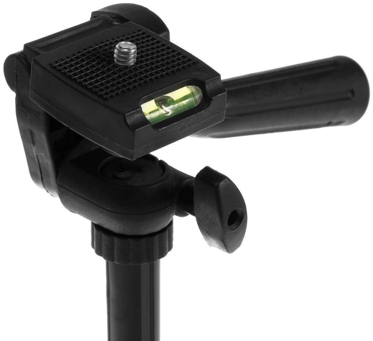 Штатив напольный LuazON, регулирование высоты 34-108 см, черный