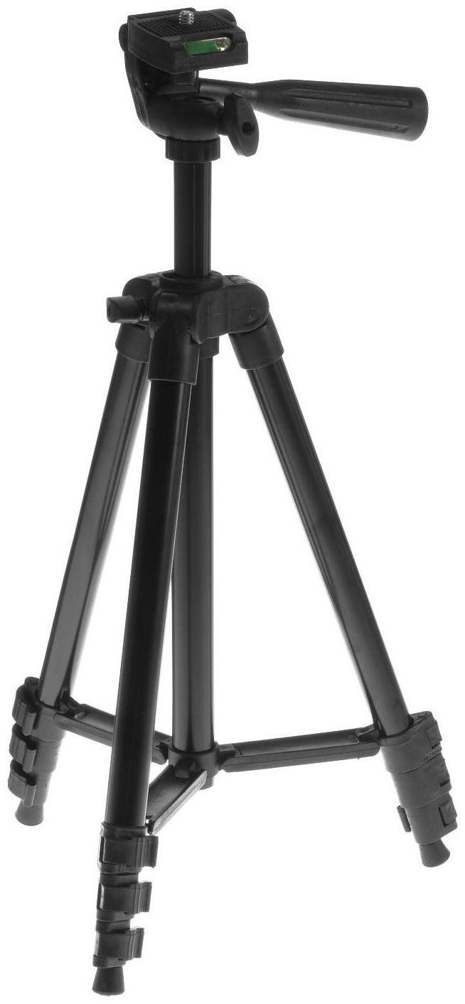 Штатив напольный LuazON, регулирование высоты 34-108 см, черный