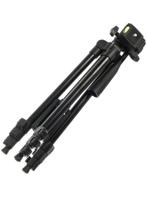 Штатив напольный LuazON, регулирование высоты 34-108 см, черный