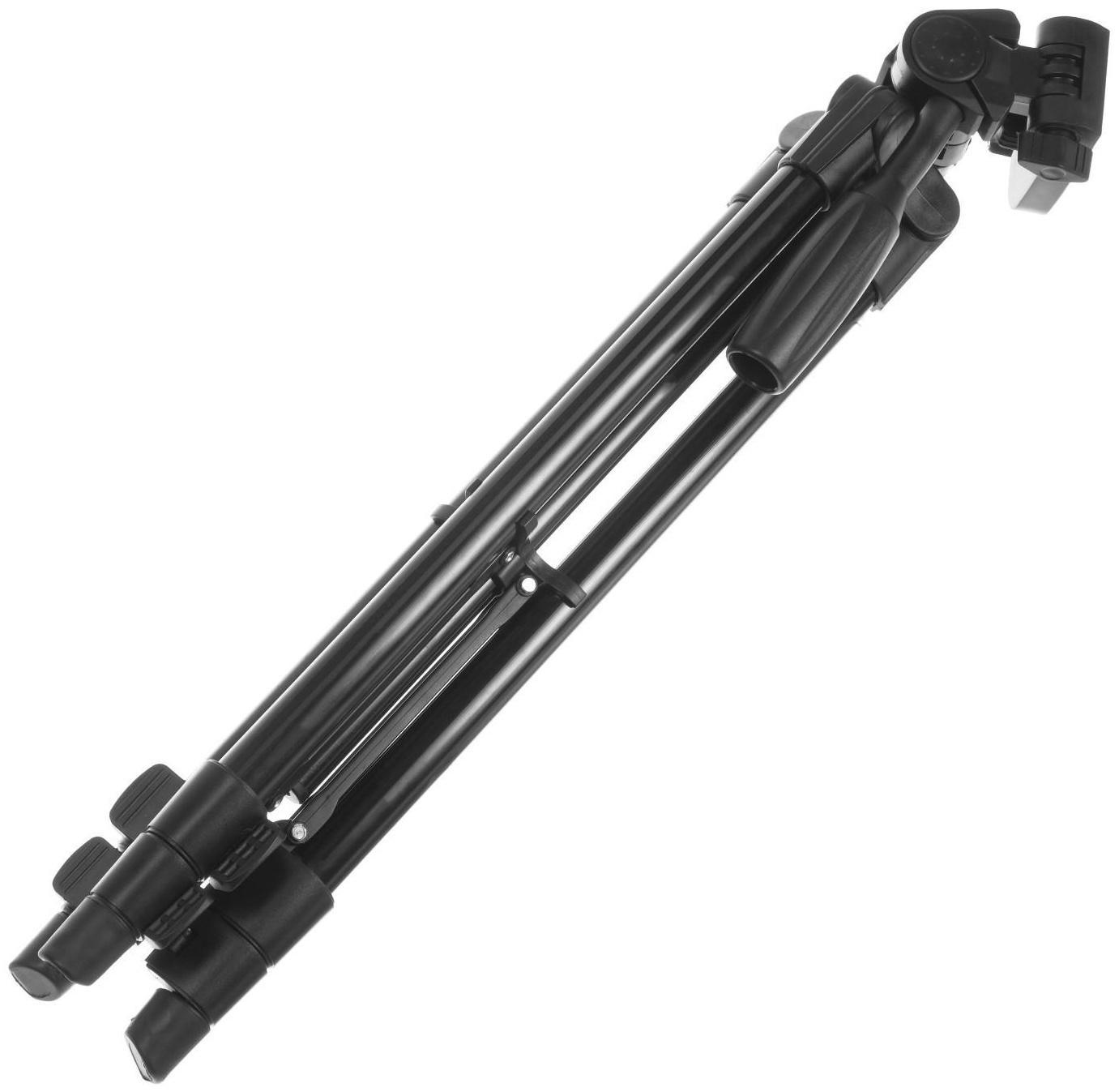 Штатив напольный LuazON, усиленные ножки, регулирование высоты 34-108 см, черный