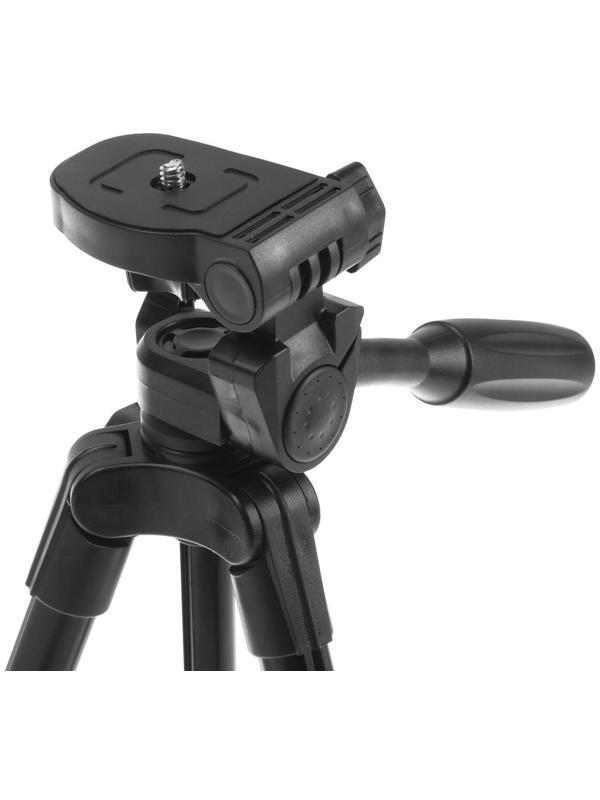 Штатив напольный LuazON, усиленные ножки, регулирование высоты 34-108 см, черный