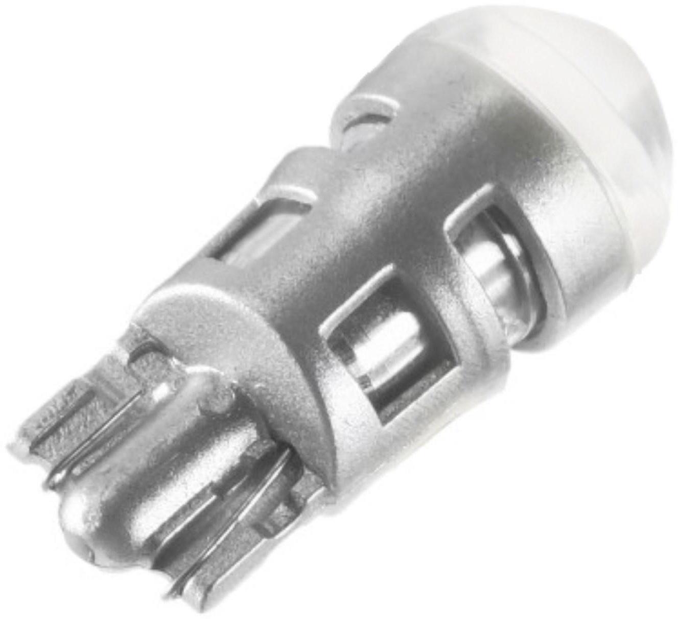 Автолампа светодиодная T10 W5W, 12 В, 2 СОВ, 2 Вт, линза, свет белый