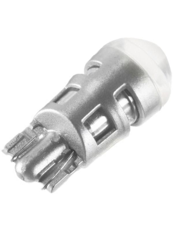 Автолампа светодиодная T10 W5W, 12 В, 2 СОВ, 2 Вт, линза, свет белый