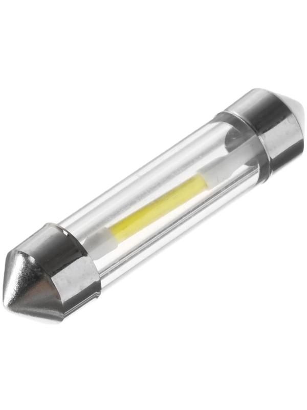 Автолампа светодиодная C5W, 12 В, 2 СОВ, 39 мм, 2.5 Вт, свет белый