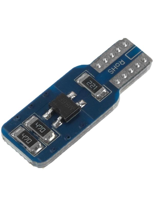 Автолампа светодиодная TORSO, T10 W5W, 12 В, 10 Вт, 33 LED, свет белый