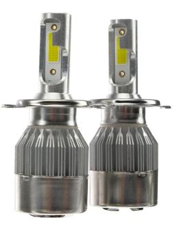 Автолампа светодиодная Н4, 36 Вт, 3800 Лм, набор 2 шт