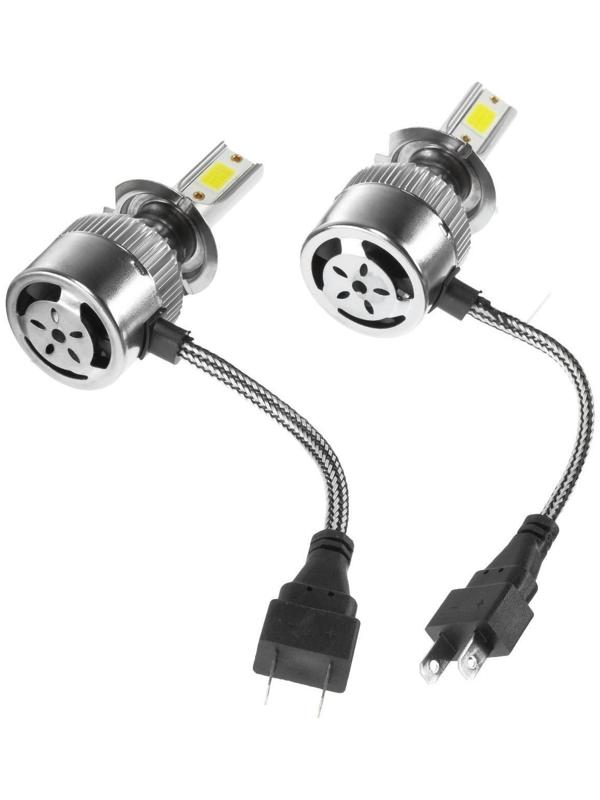 Автолампа светодиодная Н7, 36 Вт, 3800 Лм, набор 2 шт