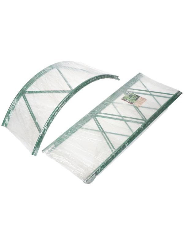 Арка садовая, разборная, 240 × 125 × 36.5 см, металл, зелёная, «Ёлочка», Greengo