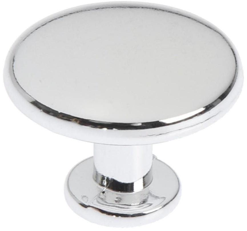 Ручка кнопка ТУНДРА LIGHT PK036CP (MD112CP), хром