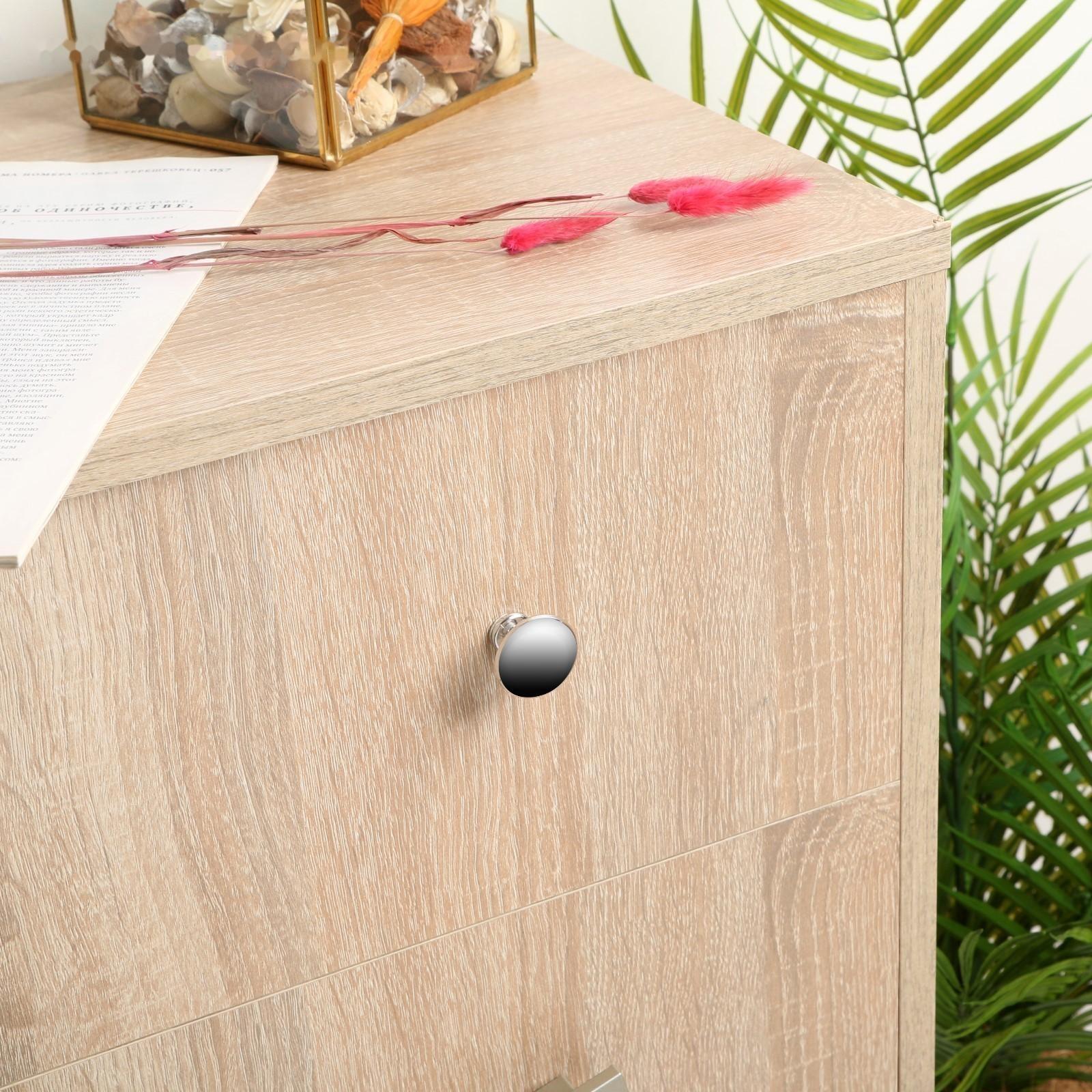 Ручка кнопка ТУНДРА LIGHT PK036CP (MD112CP), хром