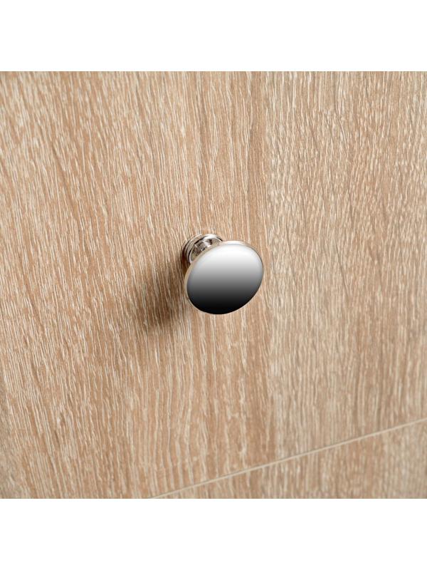 Ручка кнопка ТУНДРА LIGHT PK036CP (MD112CP), хром