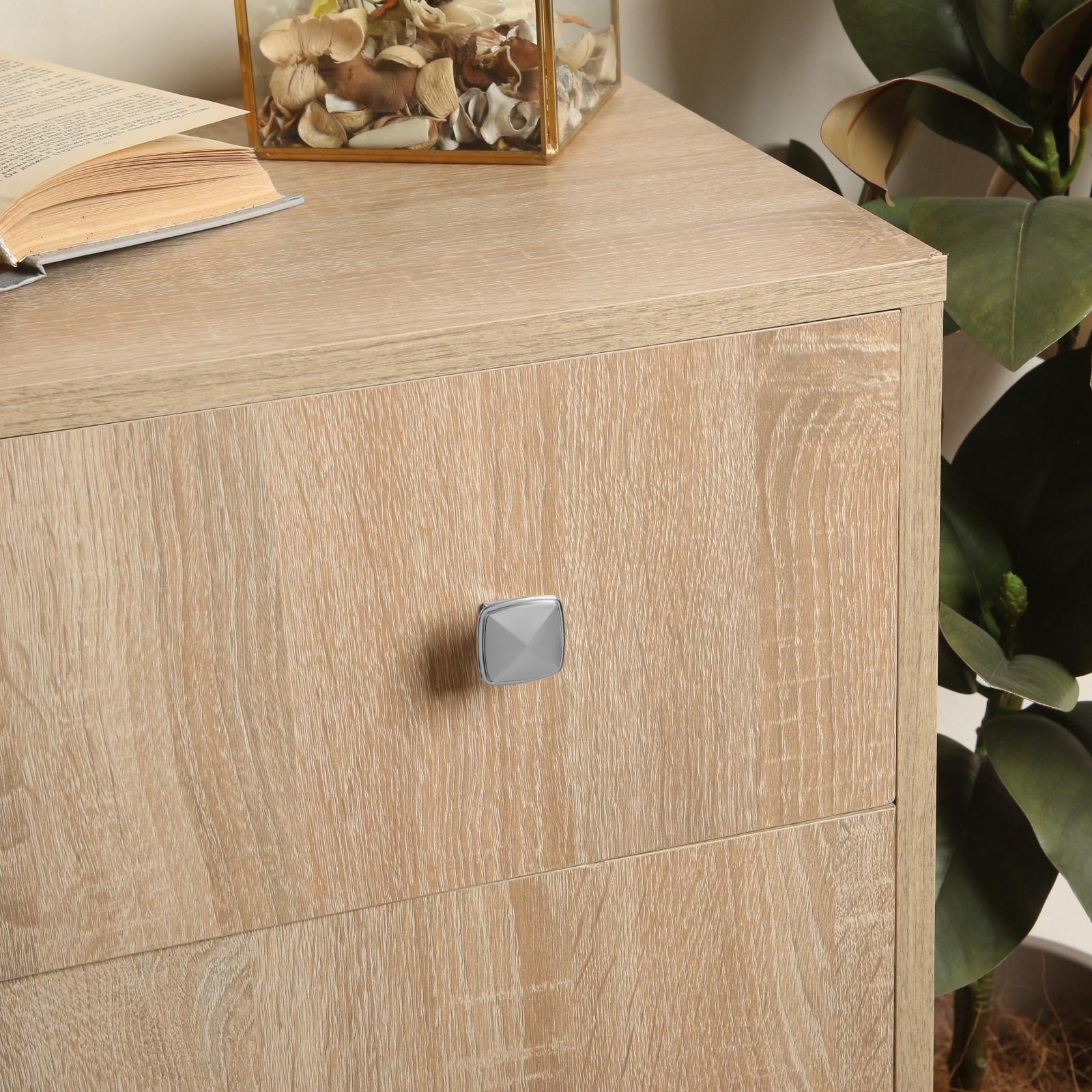 Ручка кнопка ТУНДРА РК112CP (MK112CP), хром