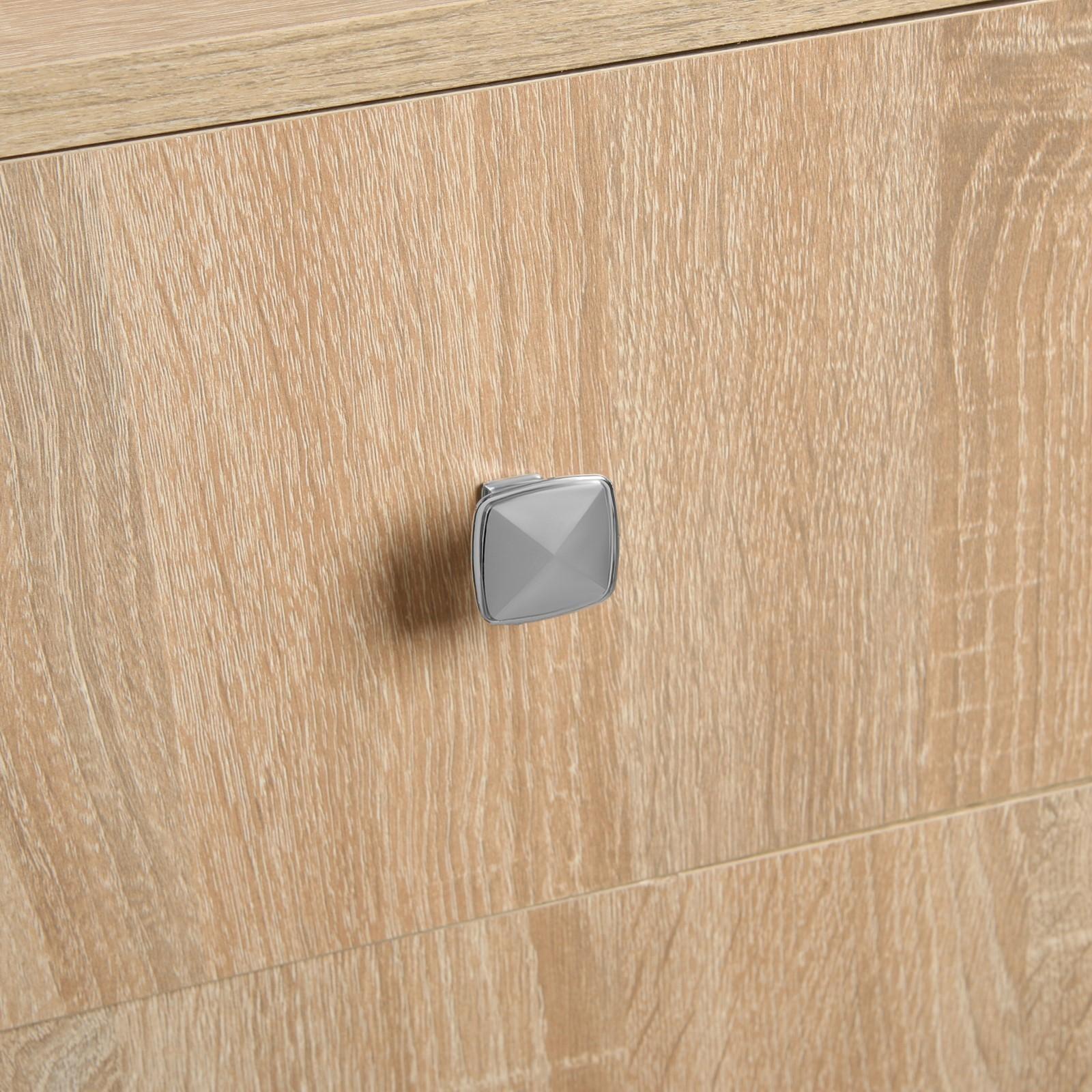 Ручка кнопка ТУНДРА РК112CP (MK112CP), хром