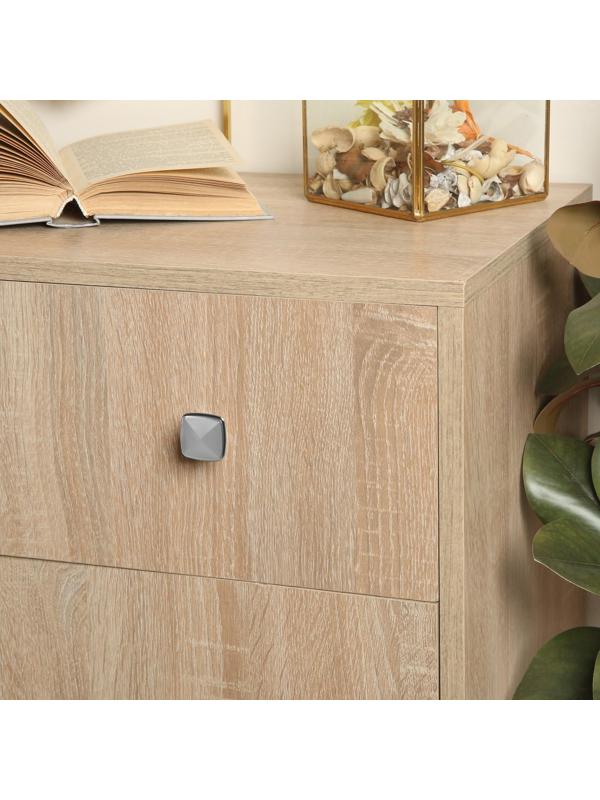 Ручка кнопка ТУНДРА РК112CP (MK112CP), хром