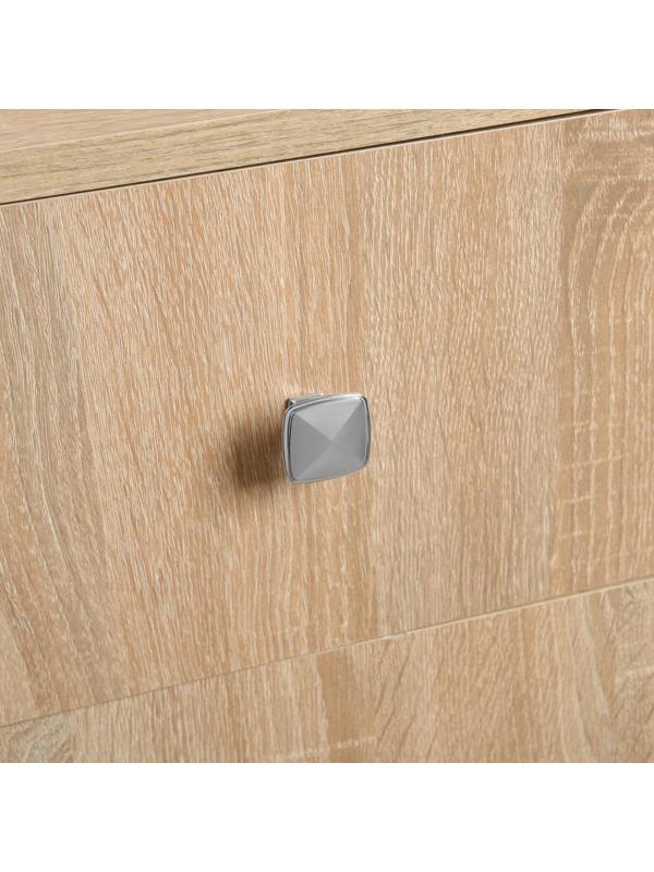 Ручка кнопка ТУНДРА РК112CP (MK112CP), хром