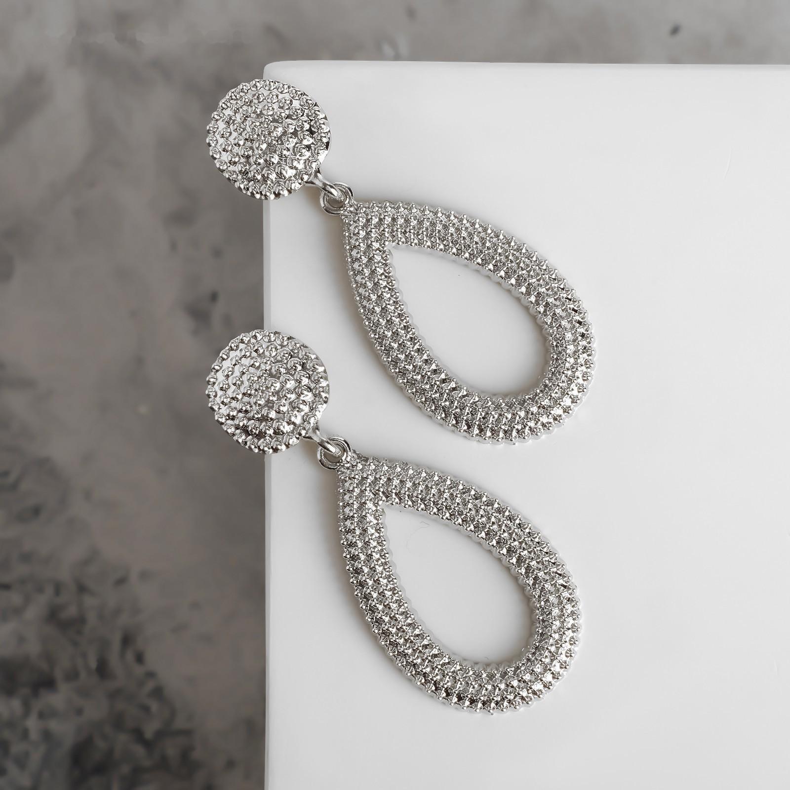 Серьги металл 