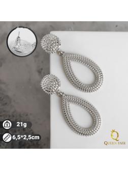 Серьги металл 