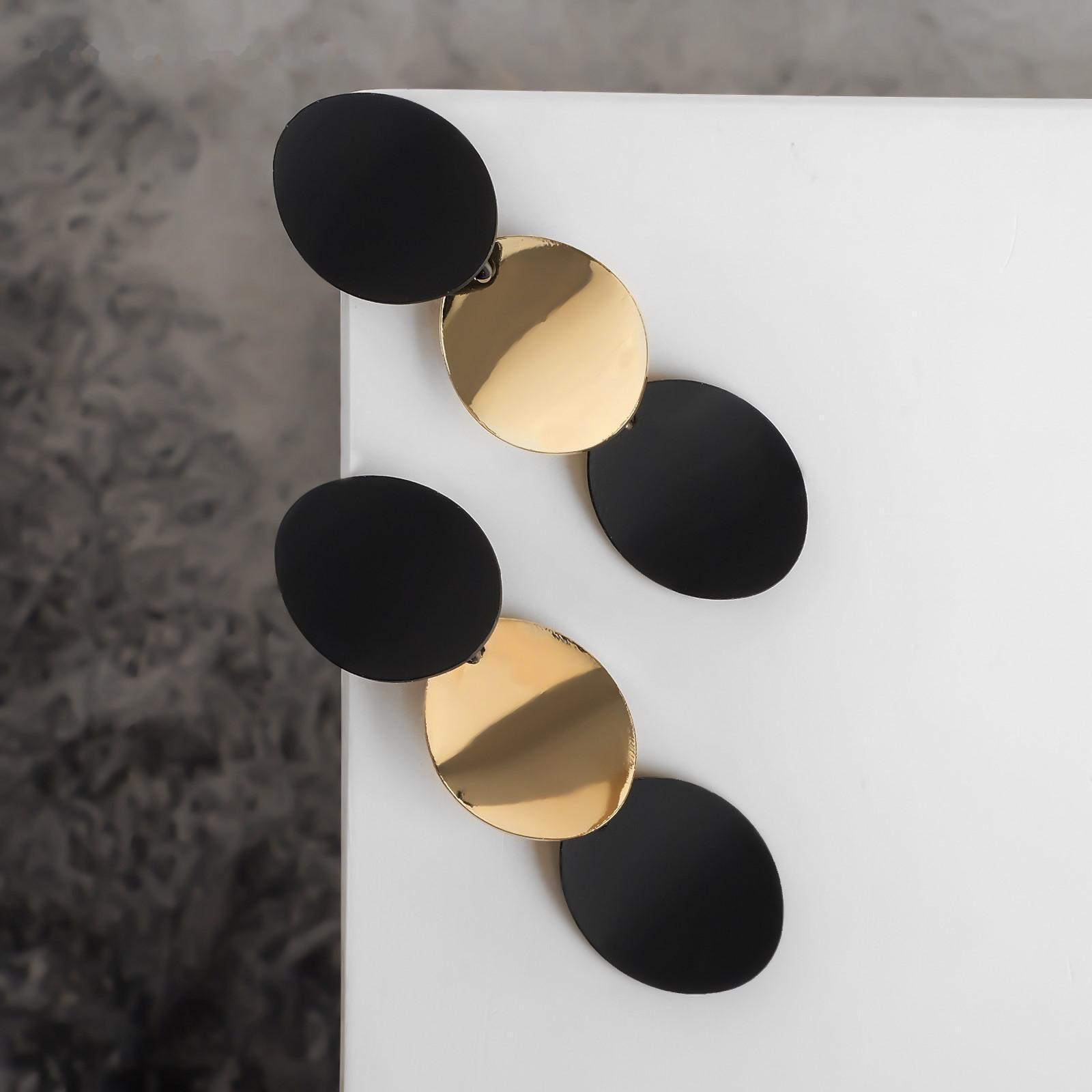 Серьги металл 