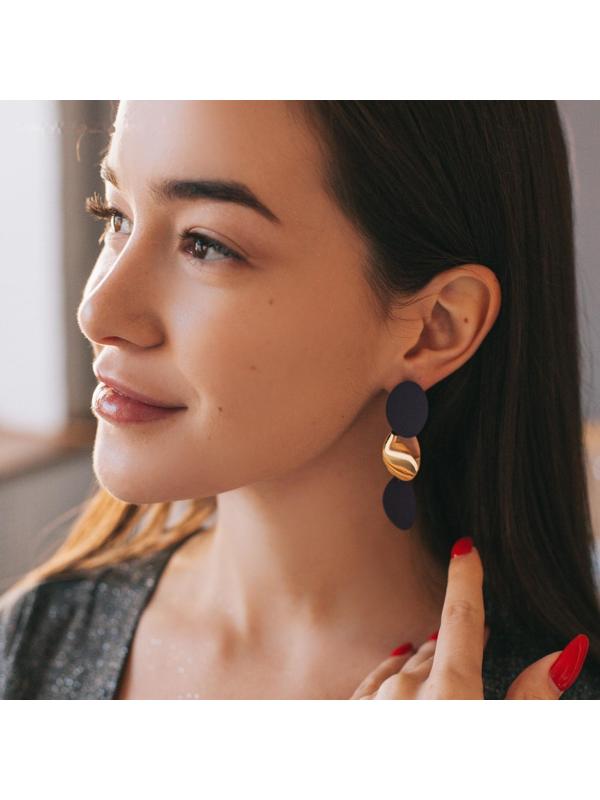 Серьги металл 