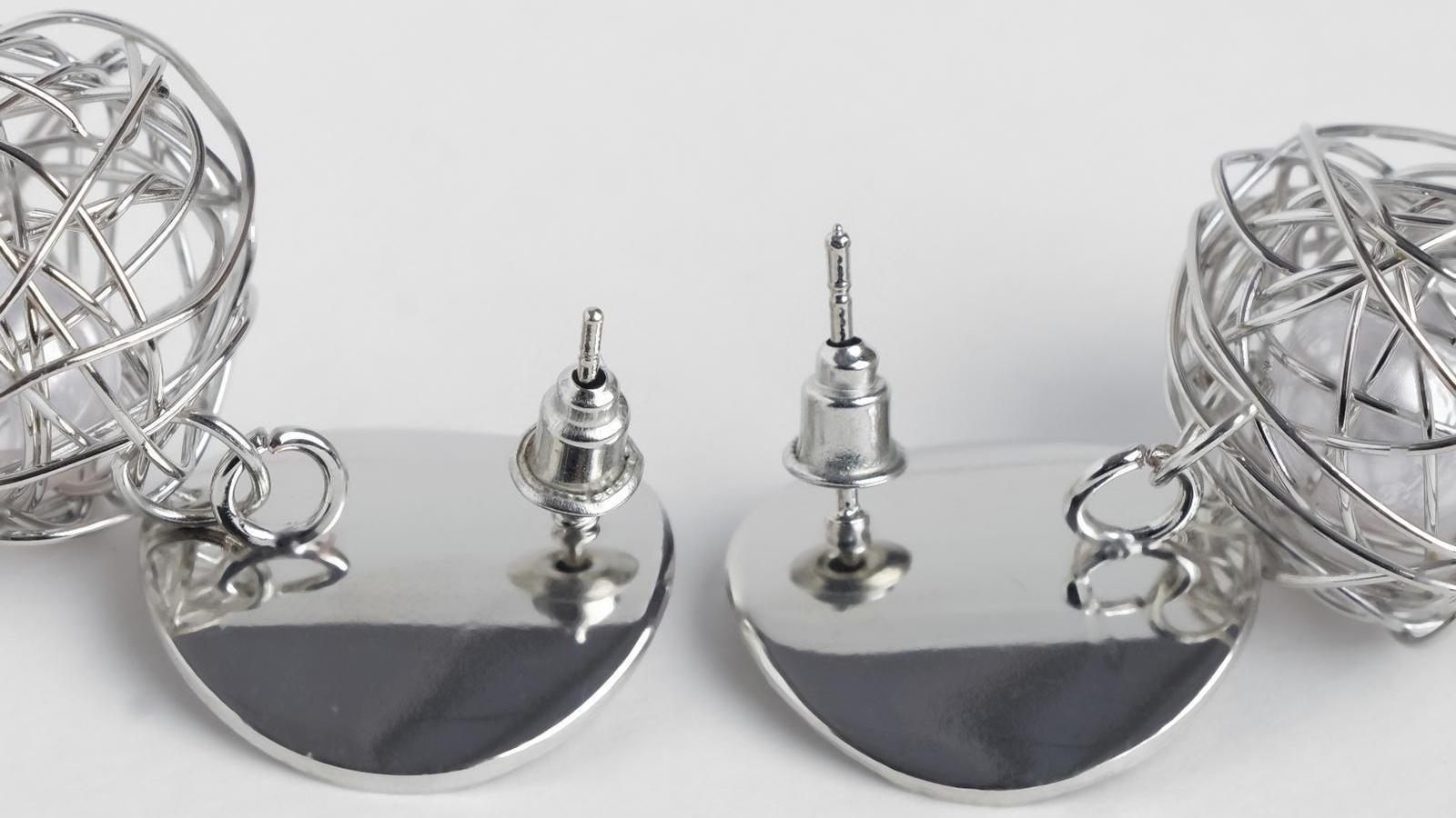 Серьги с жемчугом 