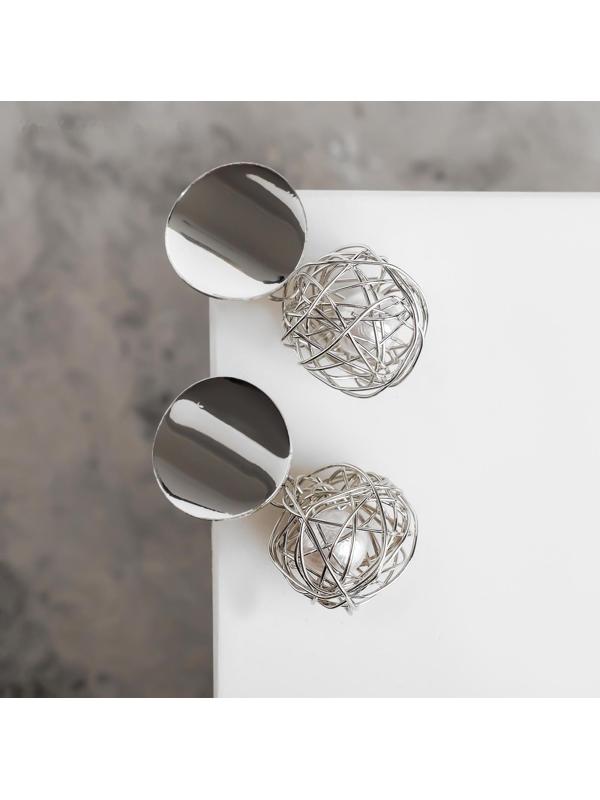 Серьги с жемчугом 