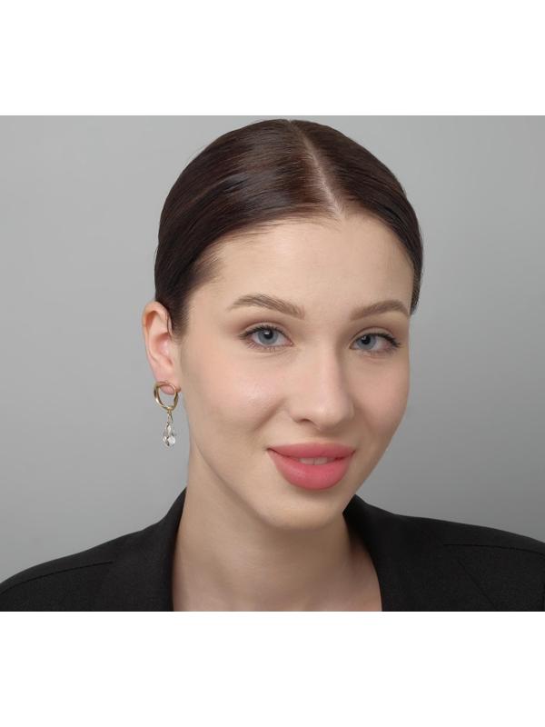 Серьги со стразами 