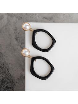 Серьги с жемчугом 